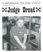 A Message To You # 17/18 Specialnummer Judge Dread