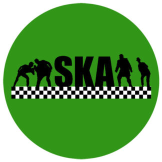 Ska - dansande gubbar, grön