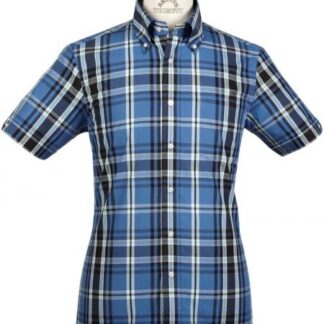 Brutus trimfit – Heritage tartan, blå/svart