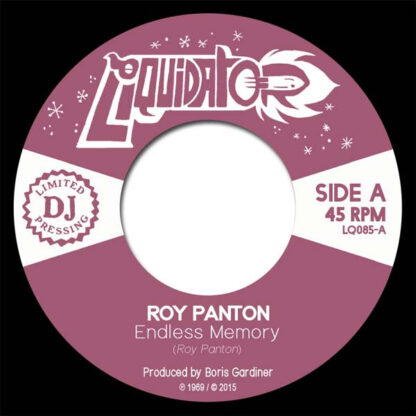 Roy Panton - Endless Memory (7")