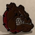 Bulldogg metallpin
