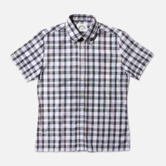 Brutus trimfit - Klassiskt vit tartan