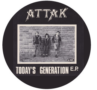 Kylskåpsmagneter - punk & Oi!, 5st