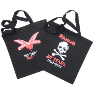 Tyg kasse / bag  Cock Sparrer 40 years / Rancid 20 years 